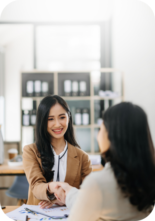 Professional handshake