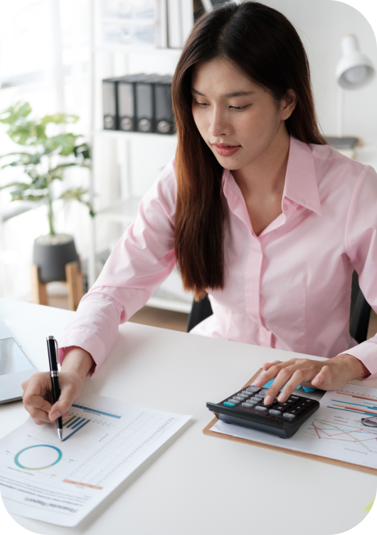 Professional working