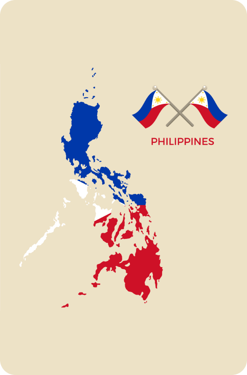 Territory Triumph map of the Philippines